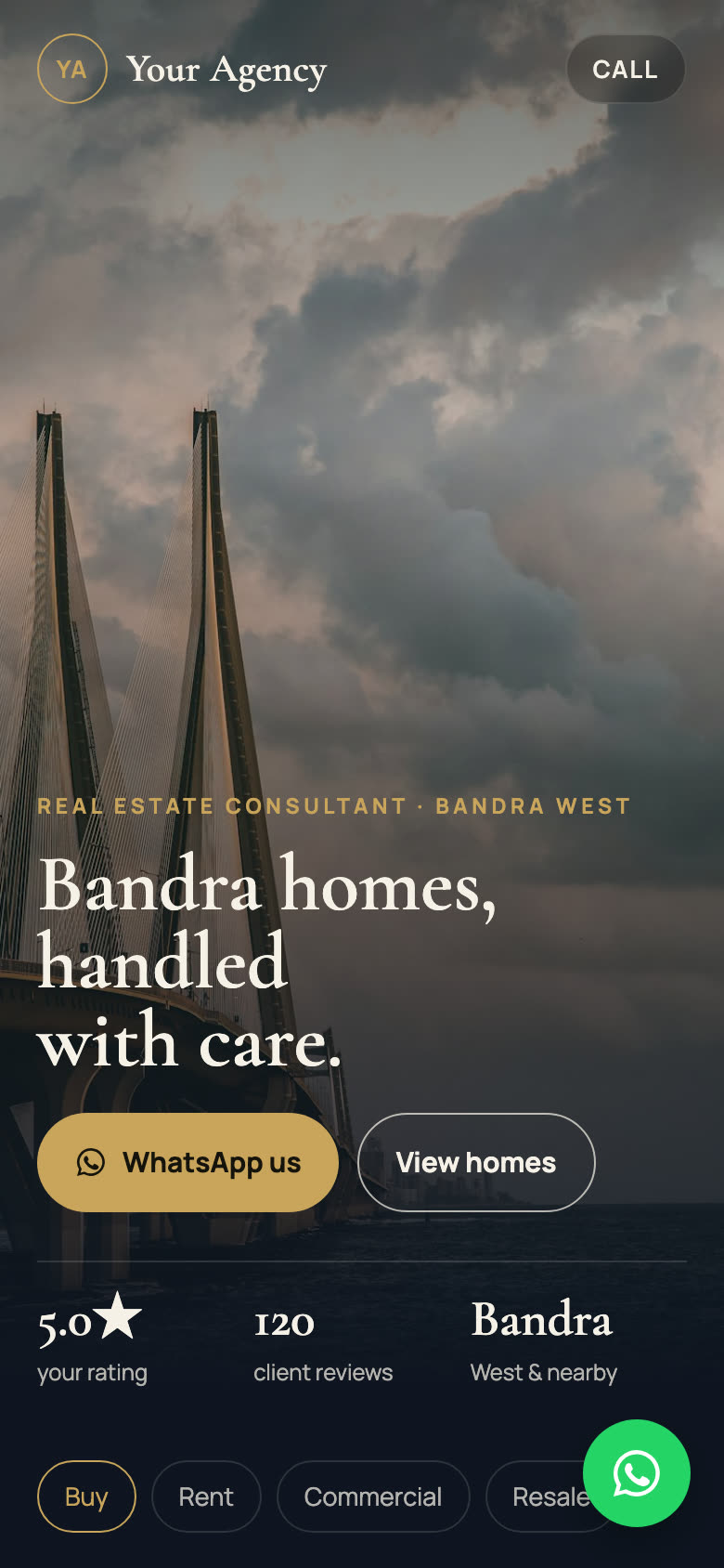Concept website sample